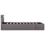Cama canapé hidráulica almacenaje y LED tela gris topo 90x200cm de vidaXL, Camas y somieres - Ref: Foro24-285624, Precio: 263...