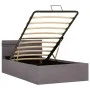 Cama canapé hidráulica almacenaje y LED tela gris topo 90x200cm de vidaXL, Camas y somieres - Ref: Foro24-285624, Precio: 258...