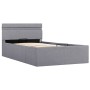 Cama hidráulica con almacenaje y LED tela gris claro 100x200cm de vidaXL, Camas y somieres - Ref: Foro24-285607, Precio: 307,...