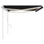 Toldo manual retráctil con luz LED gris antracita 5x3,5 m de vidaXL, Toldos - Ref: Foro24-3070064, Precio: 581,83 €, Descuent...