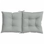 Cojines para silla respaldo bajo 2 ud tela gris claro melange de vidaXL, Cojines para sillas y sofás - Ref: Foro24-4002379, P...