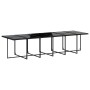 Set comedor de jardín con cojines 13 pzas ratán sintético negro de vidaXL, Conjuntos de jardín - Ref: Foro24-3277890, Precio:...