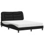 Cama con colchón cuero sintético negro 140x190 cm de vidaXL, Camas y somieres - Ref: Foro24-3208717, Precio: 420,85 €, Descue...