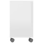 Mesa auxiliar madera contrachapada blanco brillante 70x35x55 cm de vidaXL, Mesas auxiliares - Ref: Foro24-802126, Precio: 48,...
