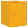 Mesita de noche acero amarillo mostaza 34,5x39x44 cm de vidaXL, Mesitas de noche - Ref: Foro24-841613, Precio: 43,48 €, Descu...