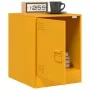 Mesita de noche acero amarillo mostaza 34,5x39x44 cm de vidaXL, Mesitas de noche - Ref: Foro24-841613, Precio: 43,48 €, Descu...