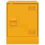 Mesita de noche acero amarillo mostaza 34,5x39x44 cm de vidaXL, Mesitas de noche - Ref: Foro24-841613, Precio: 43,96 €, Descu...