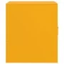 Mesita de noche acero amarillo mostaza 34,5x39x44 cm de vidaXL, Mesitas de noche - Ref: Foro24-841613, Precio: 43,48 €, Descu...