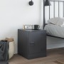 Mesita de noche acero gris antracita 34,5x39x44 cm de vidaXL, Mesitas de noche - Ref: Foro24-841611, Precio: 43,57 €, Descuen...
