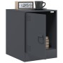Mesita de noche acero gris antracita 34,5x39x44 cm de vidaXL, Mesitas de noche - Ref: Foro24-841611, Precio: 43,57 €, Descuen...