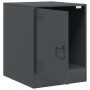Mesita de noche acero gris antracita 34,5x39x44 cm de vidaXL, Mesitas de noche - Ref: Foro24-841611, Precio: 43,57 €, Descuen...