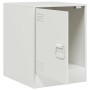 Mesitas de noche 2 unidades acero blanco 34,5x39x44 cm de vidaXL, Mesitas de noche - Ref: Foro24-841618, Precio: 63,83 €, Des...