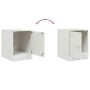 Mesitas de noche 2 unidades acero blanco 34,5x39x44 cm de vidaXL, Mesitas de noche - Ref: Foro24-841618, Precio: 63,83 €, Des...