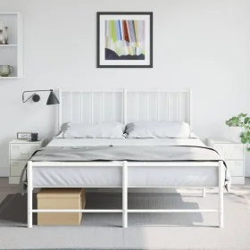 Nachttische 2 Einheiten aus weißem Stahl 34,5x39x44 cm von vidaXL, Nachttische - Ref: Foro24-841630, Preis: 92,52 €, Rabatt: %