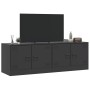 Muebles para TV 2 unidades acero negro 67x39x44 cm de vidaXL, Muebles TV - Ref: Foro24-841632, Precio: 103,04 €, Descuento: %