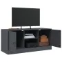 Mueble para TV de acero gris antracita 99x39x44 cm de vidaXL, Muebles TV - Ref: Foro24-841687, Precio: 78,65 €, Descuento: %