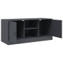 Mueble para TV de acero gris antracita 99x39x44 cm de vidaXL, Muebles TV - Ref: Foro24-841687, Precio: 79,40 €, Descuento: %