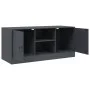 Mueble para TV de acero gris antracita 99x39x44 cm de vidaXL, Muebles TV - Ref: Foro24-841687, Precio: 78,65 €, Descuento: %