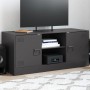 Mueble para TV de acero negro 99x39x44 cm de vidaXL, Muebles TV - Ref: Foro24-841685, Precio: 83,37 €, Descuento: %