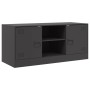 Mueble para TV de acero negro 99x39x44 cm de vidaXL, Muebles TV - Ref: Foro24-841685, Precio: 83,37 €, Descuento: %