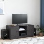 Mueble para TV de acero negro 99x39x44 cm de vidaXL, Muebles TV - Ref: Foro24-841685, Precio: 83,37 €, Descuento: %