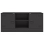 Mueble para TV de acero negro 99x39x44 cm de vidaXL, Muebles TV - Ref: Foro24-841685, Precio: 83,37 €, Descuento: %