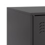 Mueble para TV de acero negro 99x39x44 cm de vidaXL, Muebles TV - Ref: Foro24-841685, Precio: 83,37 €, Descuento: %