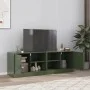 Muebles para TV 2 unidades acero verde oliva 67x39x44 cm de vidaXL, Muebles TV - Ref: Foro24-841700, Precio: 107,46 €, Descue...