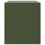 Muebles para TV 2 unidades acero verde oliva 67x39x44 cm de vidaXL, Muebles TV - Ref: Foro24-841700, Precio: 108,51 €, Descue...