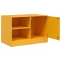 Muebles para TV 2 unidades acero amarillo mostaza 67x39x44 cm de vidaXL, Muebles TV - Ref: Foro24-841698, Precio: 109,11 €, D...