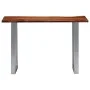 Mesa consola 115x35x76 cm madera maciza de acacia y hierro de vidaXL, Mesas auxiliares - Ref: Foro24-247830, Precio: 114,82 €...