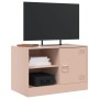 Mueble para TV de acero rosa 67x39x44 cm de vidaXL, Muebles TV - Ref: Foro24-841693, Precio: 61,53 €, Descuento: %