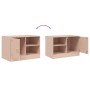 Mueble para TV de acero rosa 67x39x44 cm de vidaXL, Muebles TV - Ref: Foro24-841693, Precio: 61,53 €, Descuento: %