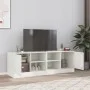 Muebles para TV 2 unidades acero blanco 67x39x44 cm de vidaXL, Muebles TV - Ref: Foro24-841702, Precio: 107,46 €, Descuento: %