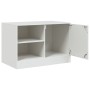 Muebles para TV 2 unidades acero blanco 67x39x44 cm de vidaXL, Muebles TV - Ref: Foro24-841702, Precio: 108,51 €, Descuento: %