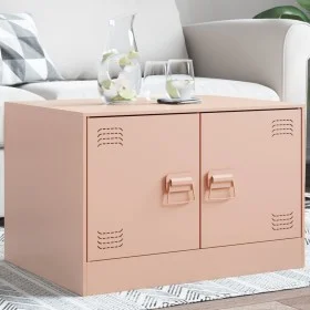 Mesa de centro acero rosa 67x50x44 cm de vidaXL, Mesas de centro - Ref: Foro24-841728, Precio: 70,02 €, Descuento: %