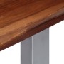 Mesa consola 115x35x76 cm madera maciza de acacia y hierro de vidaXL, Mesas auxiliares - Ref: Foro24-247830, Precio: 116,24 €...