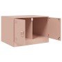 Mesa de centro acero rosa 67x50x44 cm de vidaXL, Mesas de centro - Ref: Foro24-841728, Precio: 70,68 €, Descuento: %
