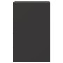 Mesita de noche acero negra 34,5x39x62 cm de vidaXL, Mesitas de noche - Ref: Foro24-841775, Precio: 105,94 €, Descuento: %