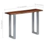 Mesa consola 115x35x76 cm madera maciza de acacia y hierro de vidaXL, Mesas auxiliares - Ref: Foro24-247830, Precio: 114,82 €...