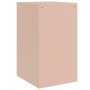 Mesita de noche acero rosa 34,5x39x62 cm de vidaXL, Mesitas de noche - Ref: Foro24-841777, Precio: 78,60 €, Descuento: %