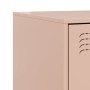 Mesita de noche acero rosa 34,5x39x62 cm de vidaXL, Mesitas de noche - Ref: Foro24-841777, Precio: 78,60 €, Descuento: %