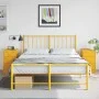 Mesitas de noche 2 uds acero amarillo mostaza 34,5x39x62 cm de vidaXL, Mesitas de noche - Ref: Foro24-841782, Precio: 139,84 ...