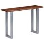 Mesa consola 115x35x76 cm madera maciza de acacia y hierro de vidaXL, Mesas auxiliares - Ref: Foro24-247830, Precio: 116,24 €...