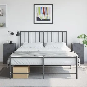 Mesitas de noche 2 unidades gris antracita 34,5x39x62 cm de vidaXL, Mesitas de noche - Ref: Foro24-841780, Precio: 155,98 €, ...