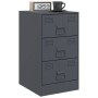 Mesitas de noche 2 unidades gris antracita 34,5x39x62 cm de vidaXL, Mesitas de noche - Ref: Foro24-841780, Precio: 157,68 €, ...