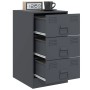 Mesitas de noche 2 unidades gris antracita 34,5x39x62 cm de vidaXL, Mesitas de noche - Ref: Foro24-841780, Precio: 157,68 €, ...
