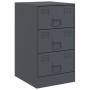 Mesitas de noche 2 unidades gris antracita 34,5x39x62 cm de vidaXL, Mesitas de noche - Ref: Foro24-841780, Precio: 157,68 €, ...