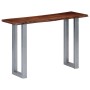 Mesa consola 115x35x76 cm madera maciza de acacia y hierro de vidaXL, Mesas auxiliares - Ref: Foro24-247830, Precio: 116,24 €...
