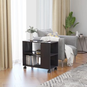 Mesa auxiliar madera contrachapada gris brillante 70x35x55 cm de vidaXL, Mesas auxiliares - Ref: Foro24-802128, Precio: 45,58...